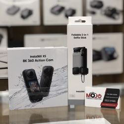 Insta360 X5 w/ Foldable 2 In 1 Selfie Stick 