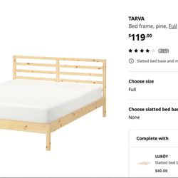 IKEA Tarva Bed Frame 