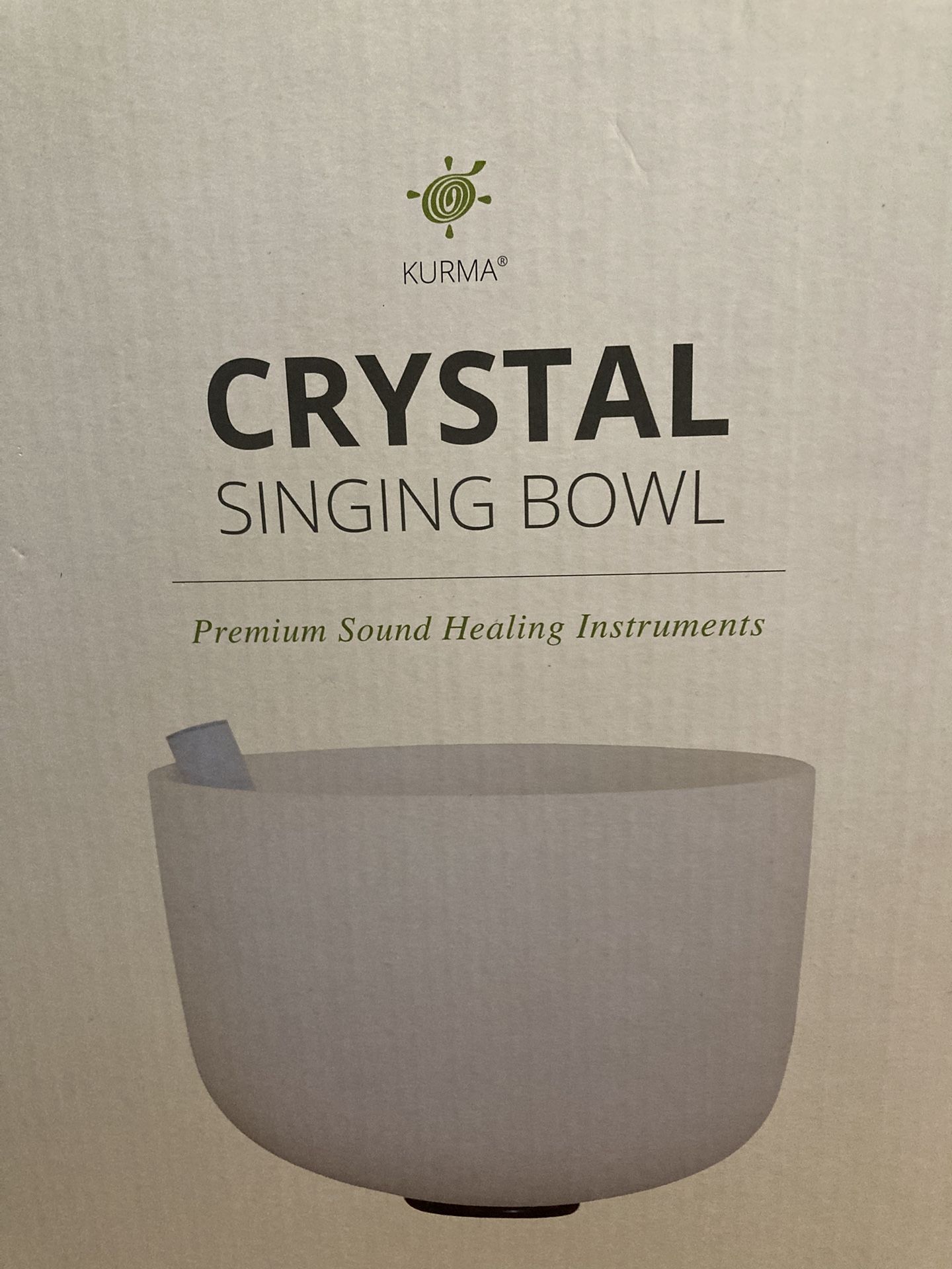 KURMA CRYSTAL SINGING BOWL — Premium Sound Healing Instruments