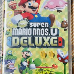 New Super Mario Bros. U Deluxe - Nintendo Switch Tested Fast Shipping Works Well