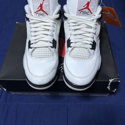 Jordan 4 Retro OG White Cement 2025  Size 10.5