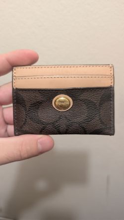 Coach ID card holder