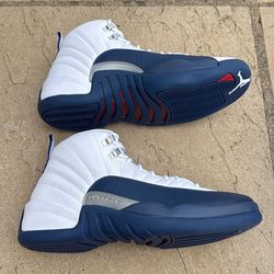New Nike air Jordan 12 retro white French blue 2025 Men’s 9 10