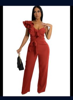 Red jumpsuit