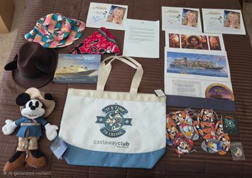 Disney Cruise Line Castaway Club Merchandise Bundle