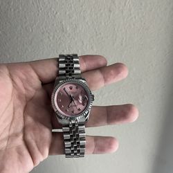 36mm pink datejust w/box
