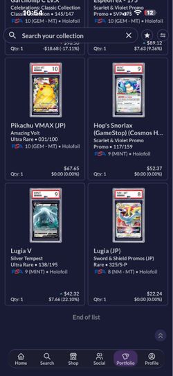 Pokemon slabs for sale