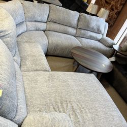 Brand New Reclining Chaise Sectional!