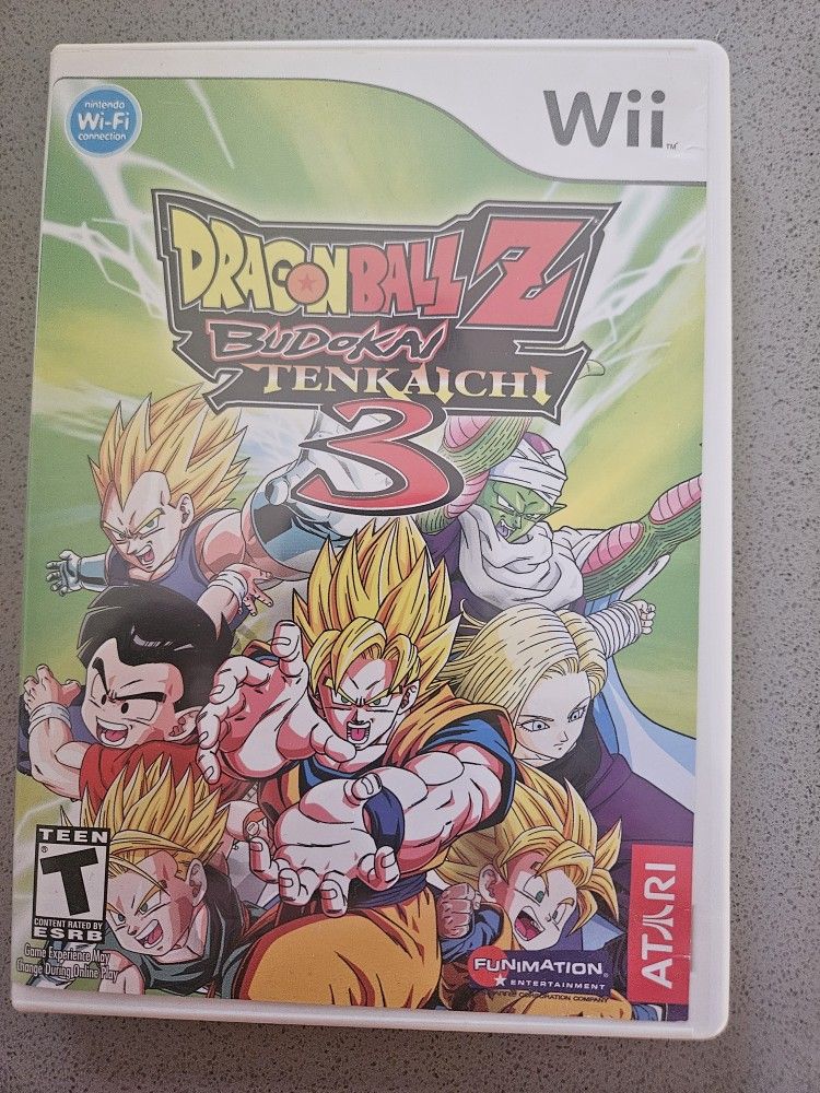 Dragonball Z Budokai Tenkaichi 3 Wii
