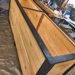 Rich CEDER-Suspended Planter finished Or Unfinished