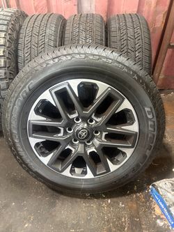Toyota OEM Wheels with Bridgestone Dueler Tires