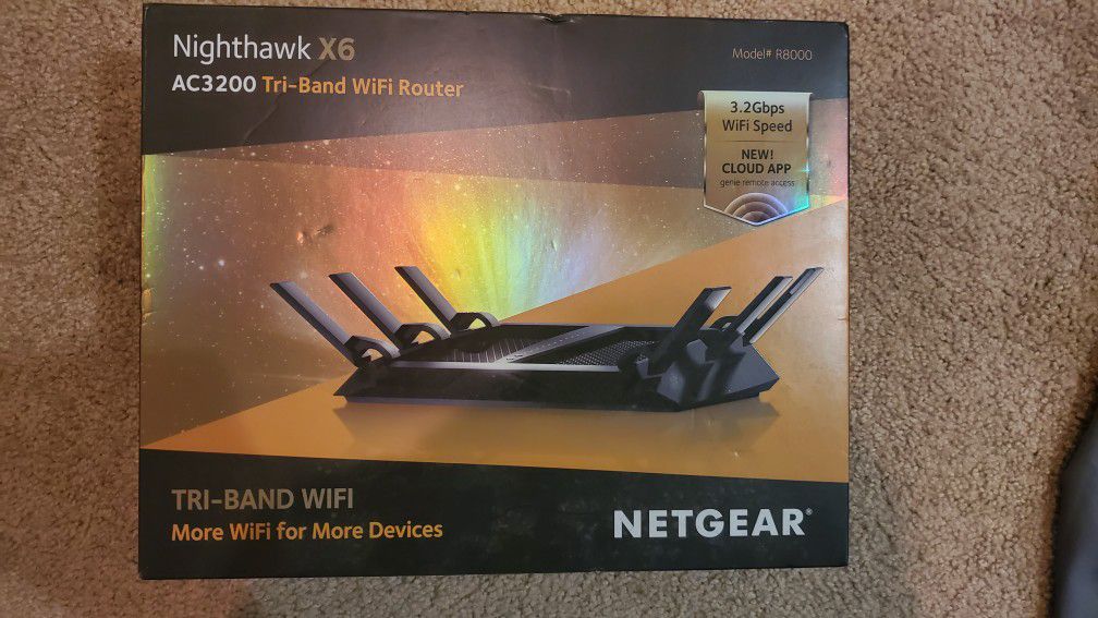 Netgear router nighthawk x6s