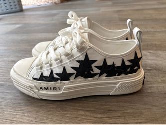 Amiri Star Patch Lace-Up Sneakers