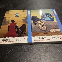 Disney Manga Stitch & The Samurai Vol 1 & 2 Set Tokyopop 2021 PB Hiroto Wada