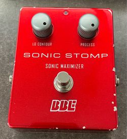 BBE Sonic Stomp Sonic Maximizer Analog Effects Pedal for Guitar & Bass