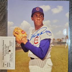 Signed Ferguson Jenkins Chicago Cubs 8x10 Photo Autograph MLB Baseball Picture Auto