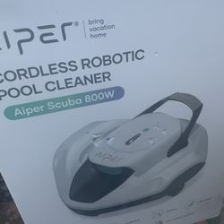 (above ground pool ) cordless robot