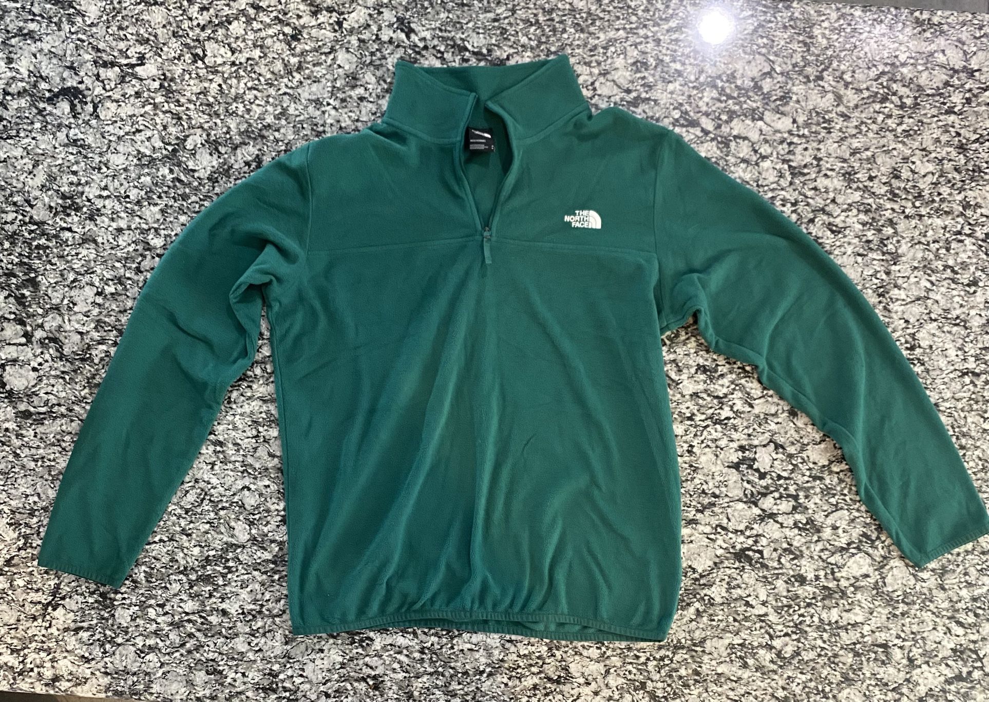 The North Face Fleece Pullover 1/4 Zip - Medium - Green
