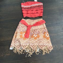 Disney Moana Halloween Costume Size 4-6XL 