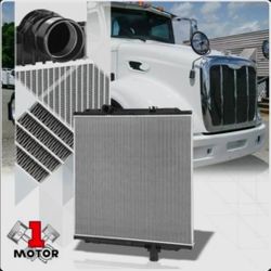 Aluminum Core Radiator for 08-13 Peterbilt 384 386 389 Kenworth T400 T800 W90