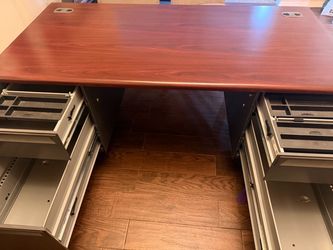 2 HON Executive Office Desks – Heavy-Duty Commercial Quality