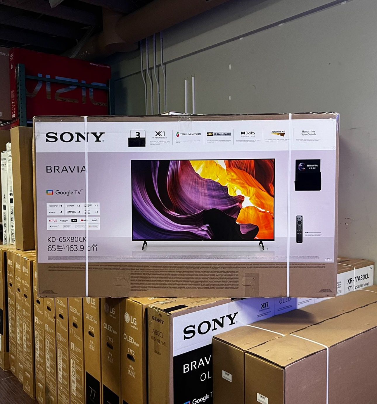 65X80ck 65” Sony Smart 4k Led Uhd Tv 