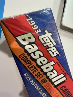 1993 Topps Baseball Complete Set 825 Cards
