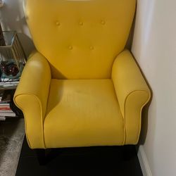 Yellow Reading Chair 