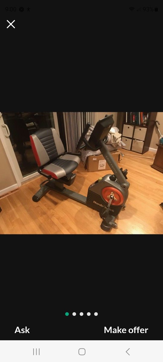 Nordic Track C3 SI Recumbent Bike