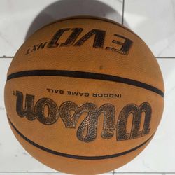 Wilson EVO NXT Women's 28.5” Indoor Game Basketball Size 6 NCAA