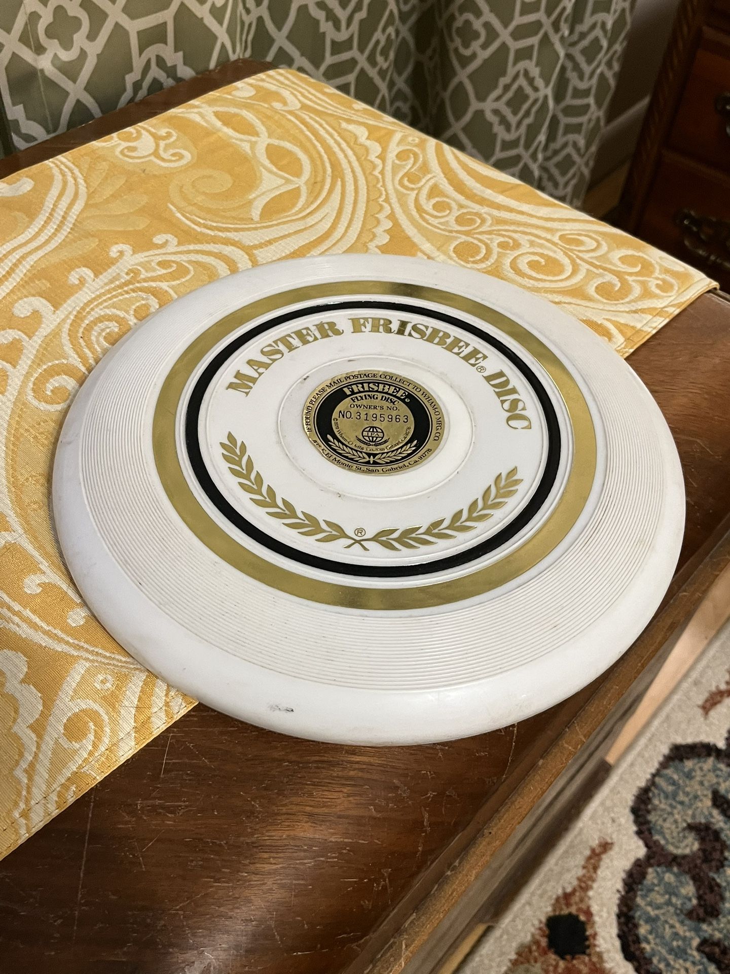 Vintage Wham-O 1979 Master Frisbee Disk
