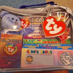 TY Beanie Babie Platinum Official Membership Club Kit