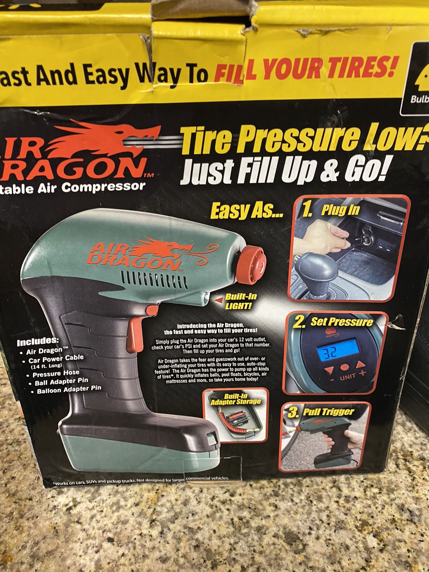 Dragon Portable Air Compressor 