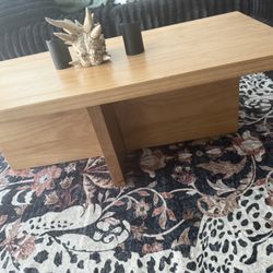 Real Wood Coffee Table 