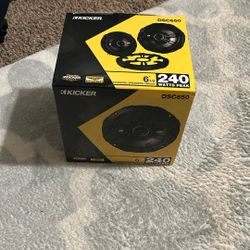 Kicker 6.5” Speakers 