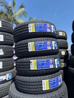 215/60/16 lion sport new with installation and balance