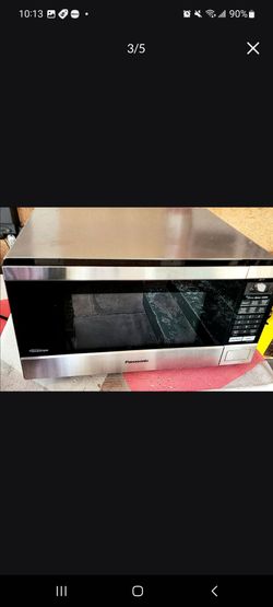 Large Panasonic Inverter Microwave Stainless Steel 1,200