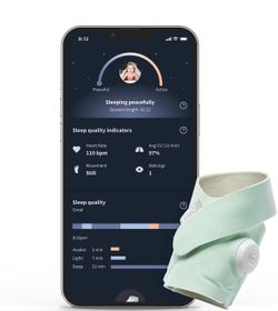 Owlet Dream Sock - Smart Baby Monitor View Heart Rate and Average Oxygen