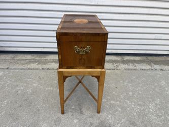 Antique Baker Furniture George III Style Chest on Stand