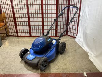 KOBALT 40-Volt 5 Ah 20-in Push Battery Walk Mower , Bagger and Battery Not Included
