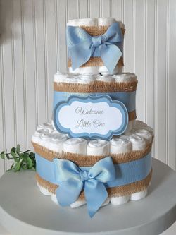 Baby shower Boy Diaper Cake 