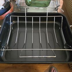 JCPenny Cooks Aluminum Roasting Pan With Rack