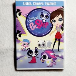 Littlest Pet Shop Lights, Camera, Fashion! DVD W/Zoe Trent Cards