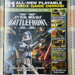 Official Xbox Magazine Demo Disc #50 Nov 2005 - Star Wars Battlefront II Tested
