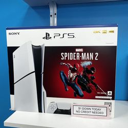 Sony Playstation 5 PS5 Marvel's Spiderman 2 Gaming Consoles New -PAYMENTS AVAILABLE-$1 Down Today 