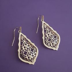 Kendra Scott Addie Designer Drop Filigree Earrings
