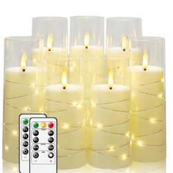 Flameless Candles x 7