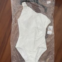 MICHAEL Michael Kors Embellished One-Shoulder Underwire One-Piece Swimsuit
