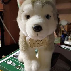 Stuffed FAO Schwarz dog