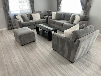 3-sit sofa ,2-sit sofa,1-arm chair 1-leg stand and coffee table